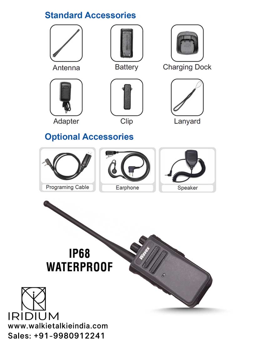 PT200 Wavex License Free Walkie Talkie Dealer Distributor Bengalore Wavex Walkie Talkie Suppliers in Bengaluru Mysore Mangalore Channai